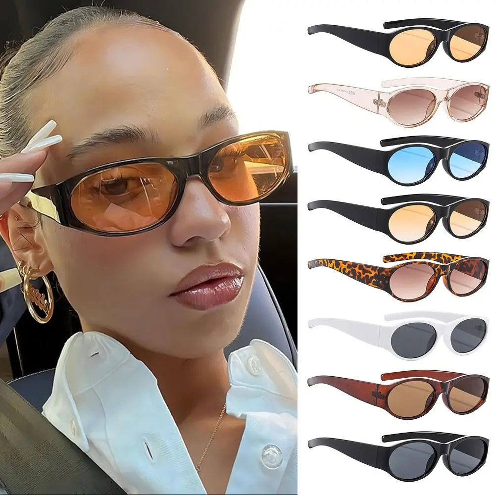 UV400 Protection Round Sunglasses Fashion Retro Design Ultraviolet-Proof Circle Glasses Small Frame Eyeglasses for Women Men