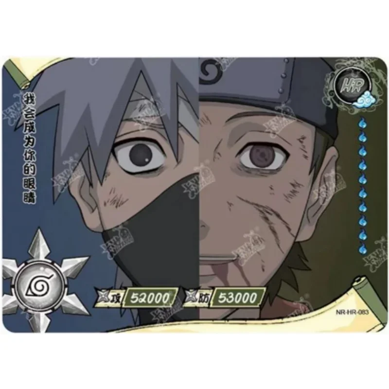 Naruto Cards KAYOU 3D HR Series 081~100 Anime Figures Uchiha Itachi Hidan Uzumaki Character Card Game Collection Board Toys