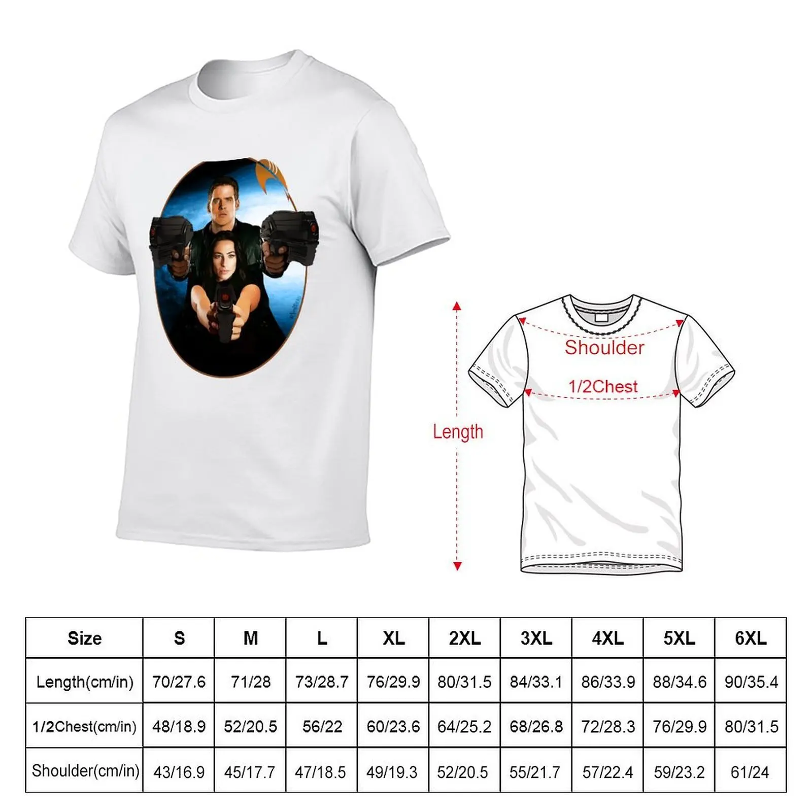 John & Aeryn T-Shirt funny t shirts man anime t shirts for man T-Shirt