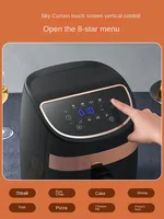 Deerma Oil-free Air Fryer Household Appliances Intelligent Large Capacity Automatic Multi-function Chip Machine Touch Screen
