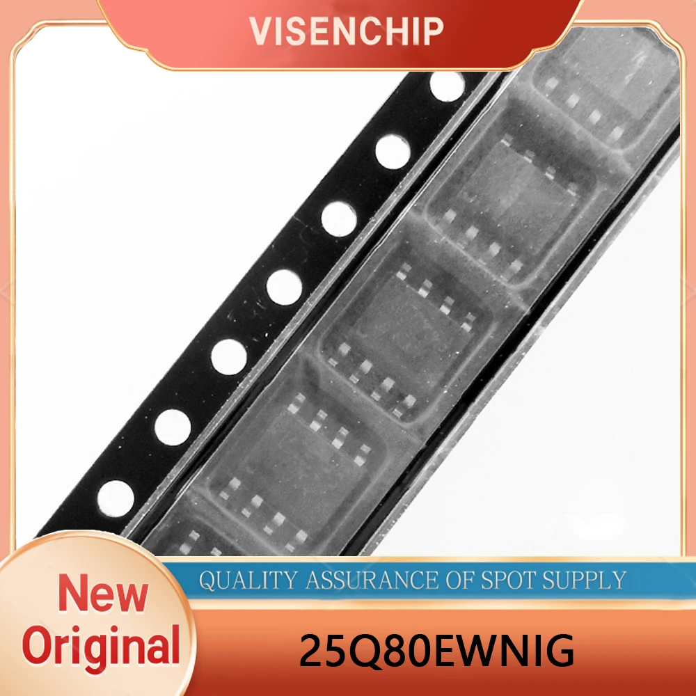 5pieces New Original 25Q80EWNIG W25Q80EWSNIG W25Q80EWNIG 25Q80EW SOP-8
