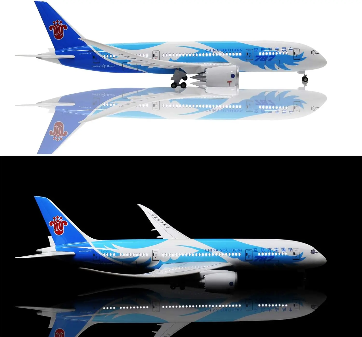 Zabawki Samoloty Dla Dzieci Model B787 China Southern Samolot Model Samolotu Odlew Metalowy Model Samolotu 47cm Zabawka Samolot Metalowa Skala