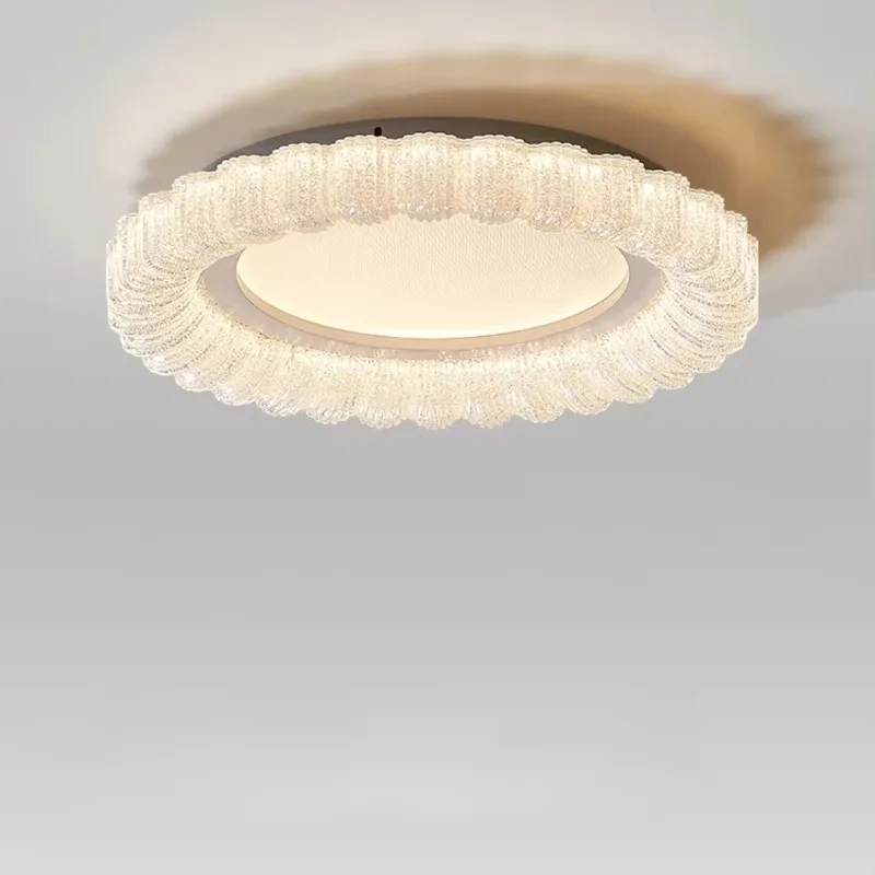 Italian minimalist bedroom ceiling light, modern room minimalist high-end feeling full spectrum eye protection light