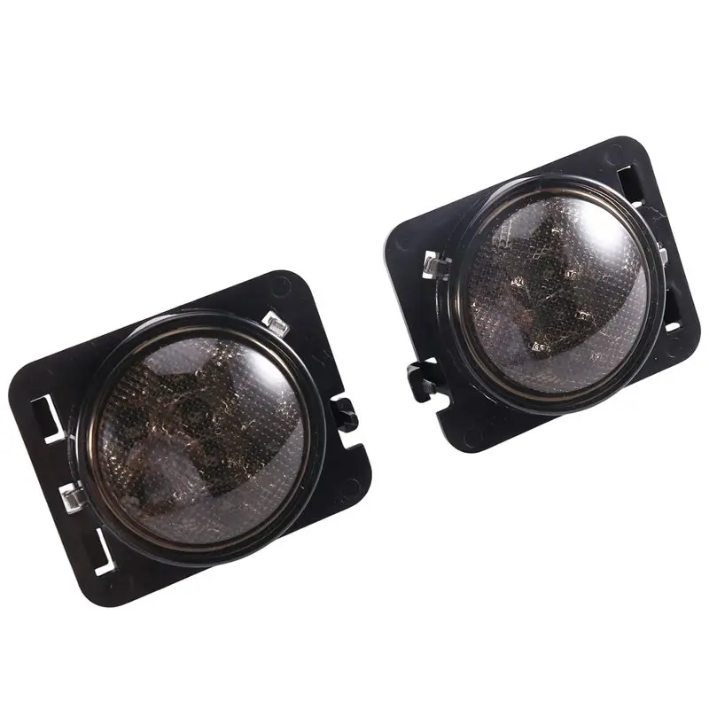 For Jeep Wrangler JK 55077894AD 55077895AD Side Front Fender Turn Signals Car Side Marker Corner Fender-T61C