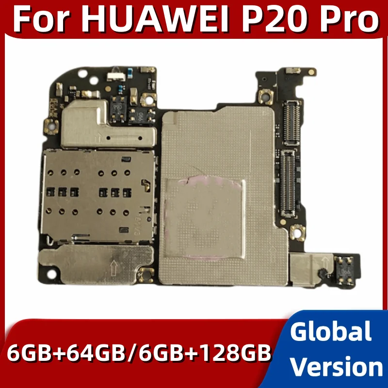 Motherboard for HUAWEI P20 Pro, Original Mainboard, 64GB 128GB ROM, with Kirin 970 Processor