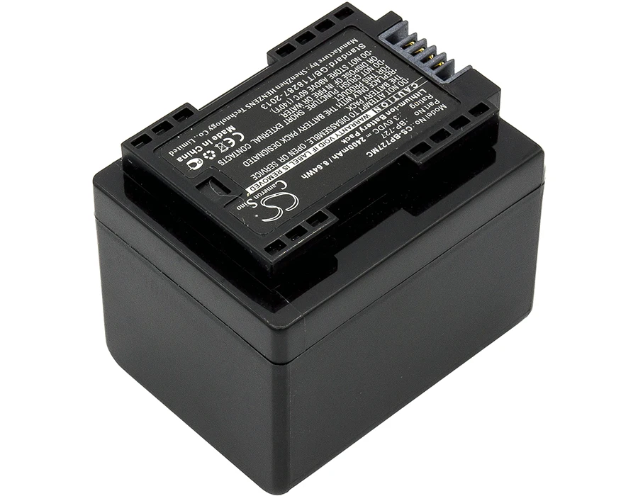 Battery for Canon VIXIA HF M52,VIXIA HF M50,VIXIA HF M500,VIXIA HF M506,VIXIA HF R32,VIXIA HF R30 (2400mAh) 3.6V