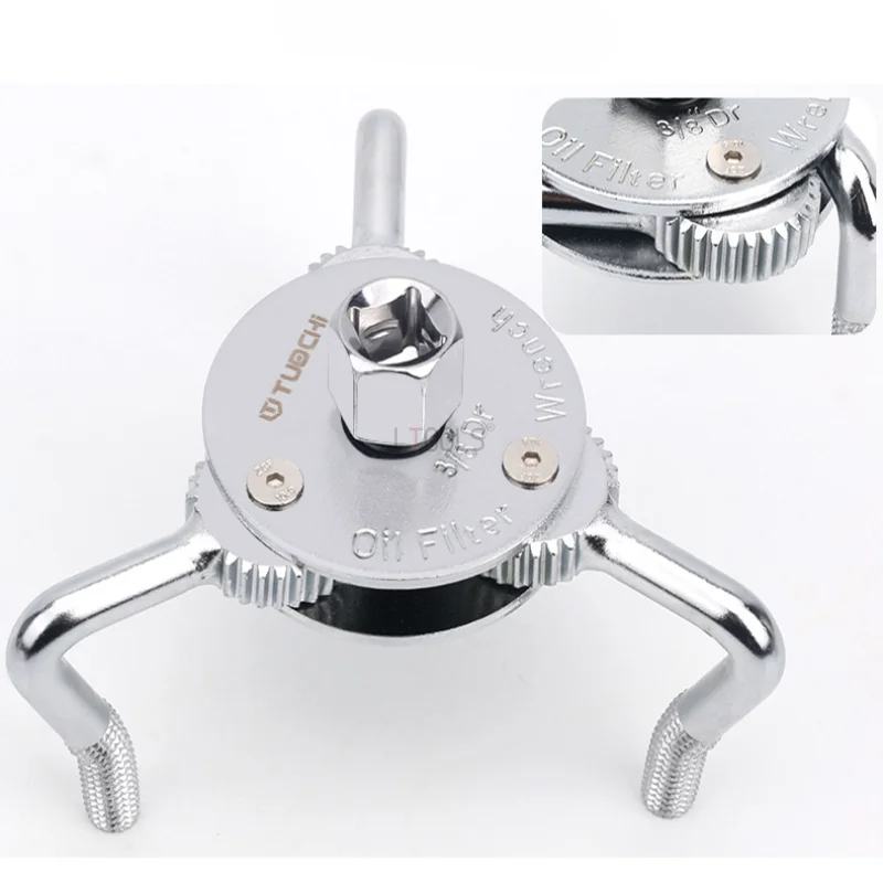 Two Way Oil Filter Change Wrench Automobile Repair Element Wrench Auto Adjustable Universal Car Repairing Tool Filter Wrench