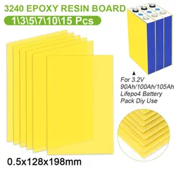 3240 Circuit Insulation Epoxy Plate Insulator Board Sheet 198x128x0.5mm for 3.2V 105AH 100AH 90AH Lifepo4 Battery Pack Diy Use