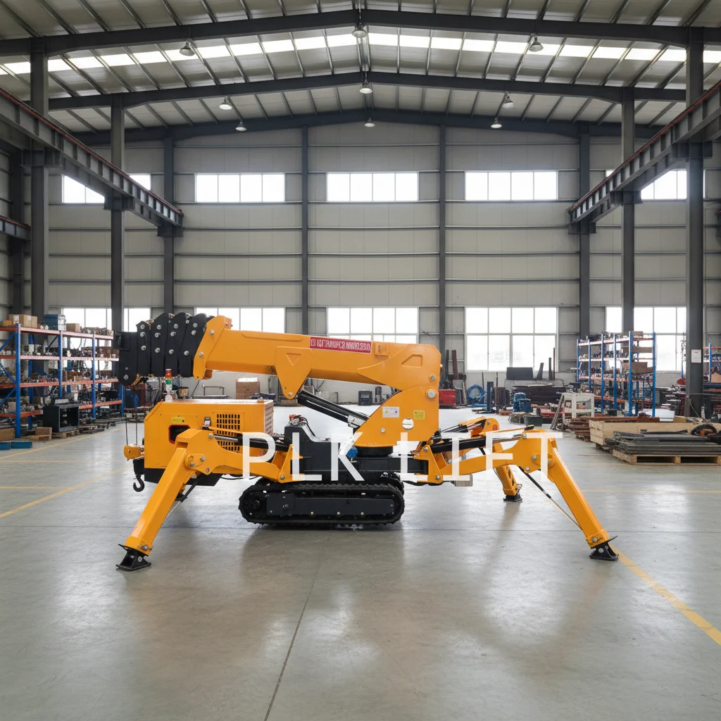 Mini Crawler Spider Crane is Suitable for Shopping Malls Construction Sites and The Construction Industry Professional Lifting