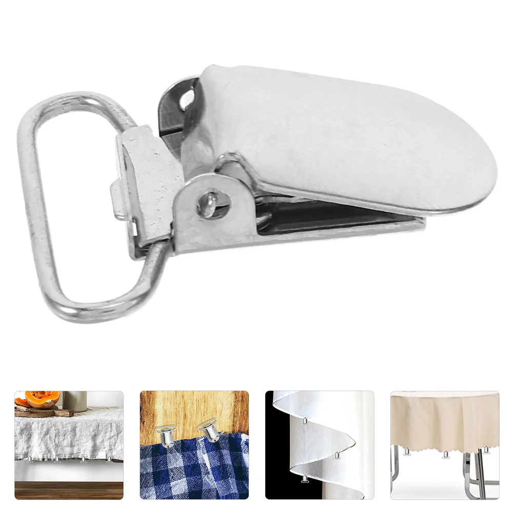 

25pcs Tablecloth Clips Heavy Duty Duckbill Design For Bed Sheet Fasteners Mattress Pad Cover Sofa Cushion Fabric Grippers Iron