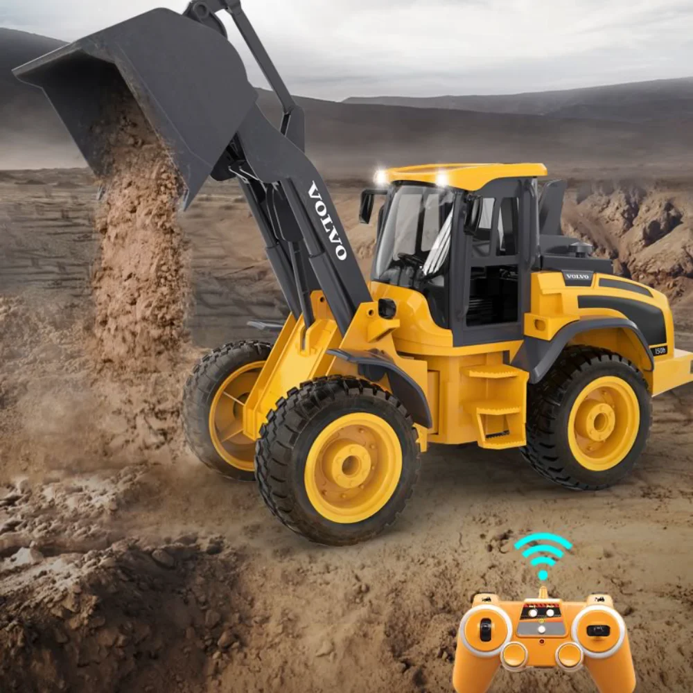 

DOUBLE E RC Truck 1:16 Bulldozer Tractor Engineering Car RC Construction Vehicle Toys Set for Kid Remote Controlled Car Toys fo