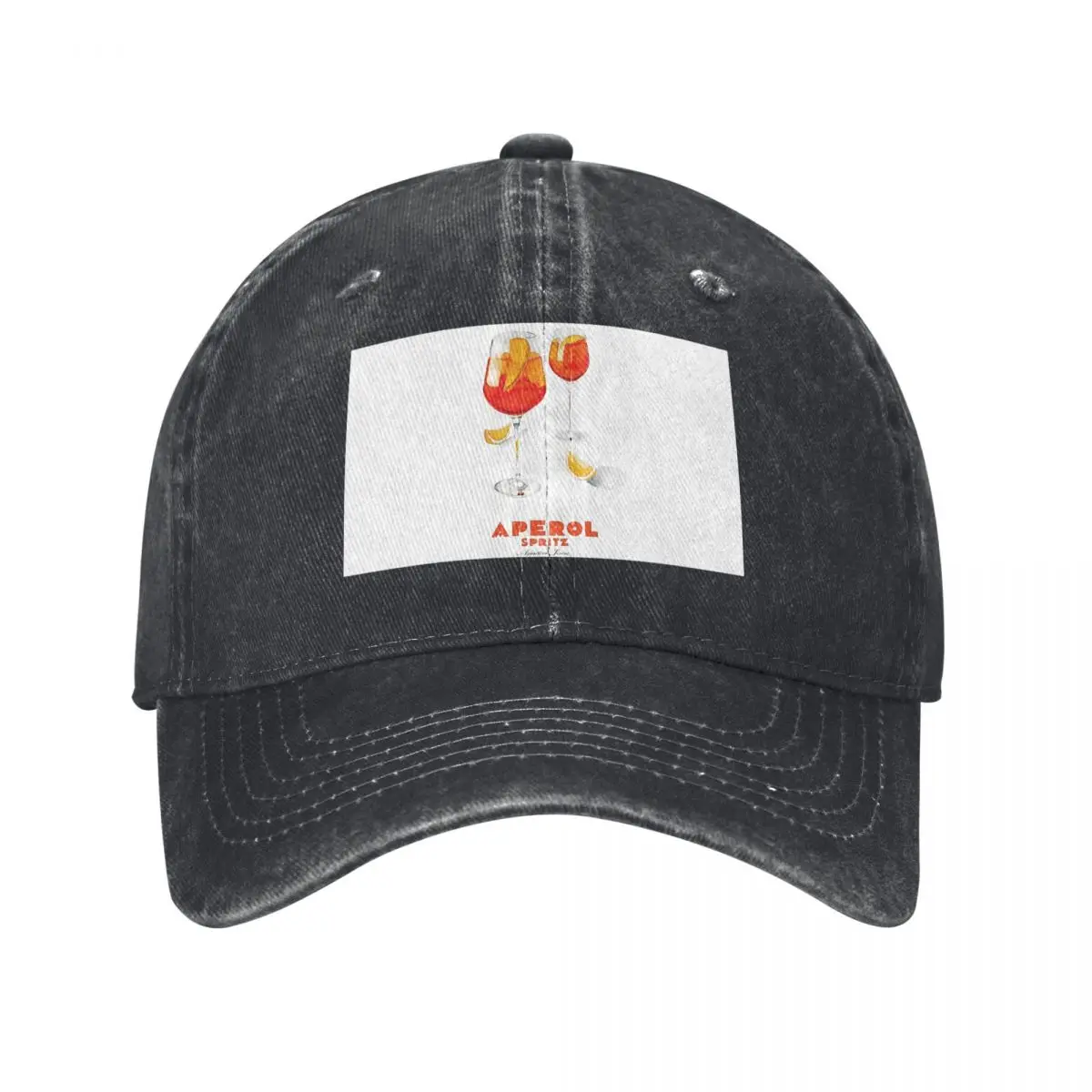 Aperol! Spritz Poster Baseball Caps Fashion Washed Denim Hats Outdoor Streetwear Baseball Cowboy Hat for Men Women