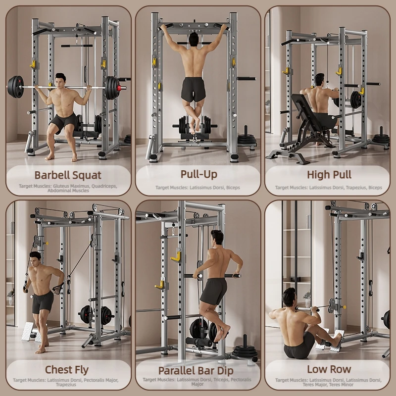 Professionele multifunctionele - Cable Crossover Machine Home recensie en prijs