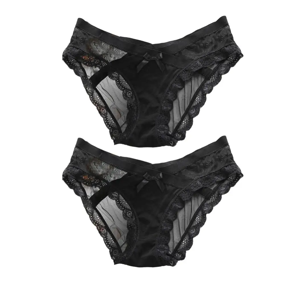 

Women's Lace Panties Rhinestone Thongs Underwear Female See Through G-string Women Sexy Panties Underpanties Low Rise