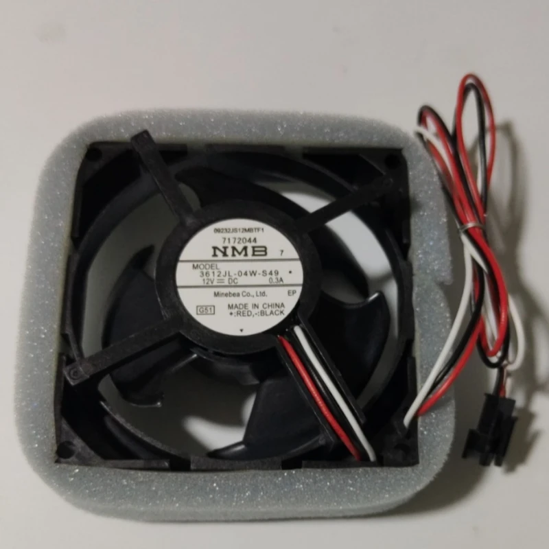 

Free shipping, brand new MODEL 3612JL-04W-S49 12V 0.3A 9.2cm cooling fan