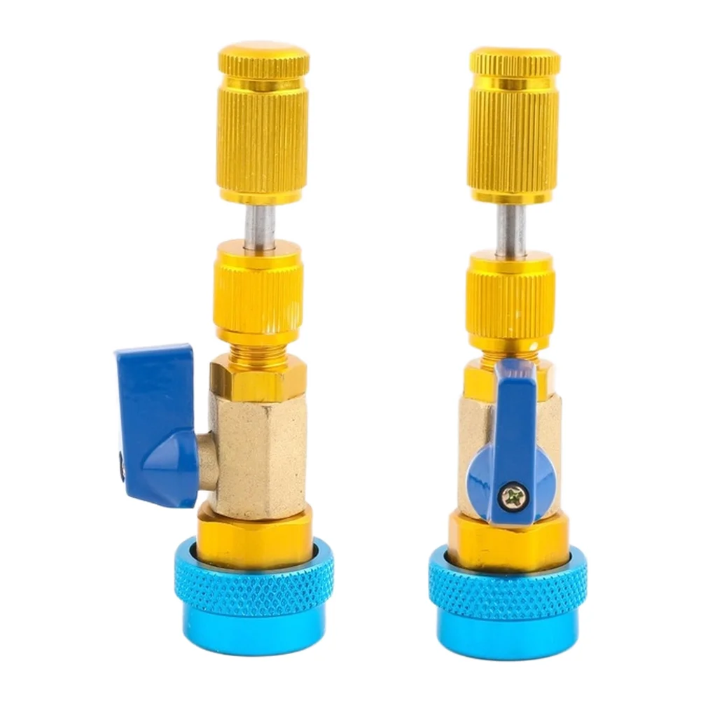 Brass Car AC Valve Core Removal Tool Q'uick Disconnect Wrench For High Low Pressure For Service Kit For Auto Air