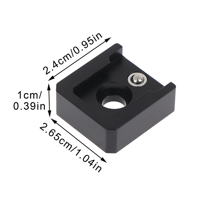 【Peace】Quick Release 1/4" Hot Cold Shoe Mount For Rig Video Light Camera Cage Monitor Magic Arm LED Light Mic Camera Flash