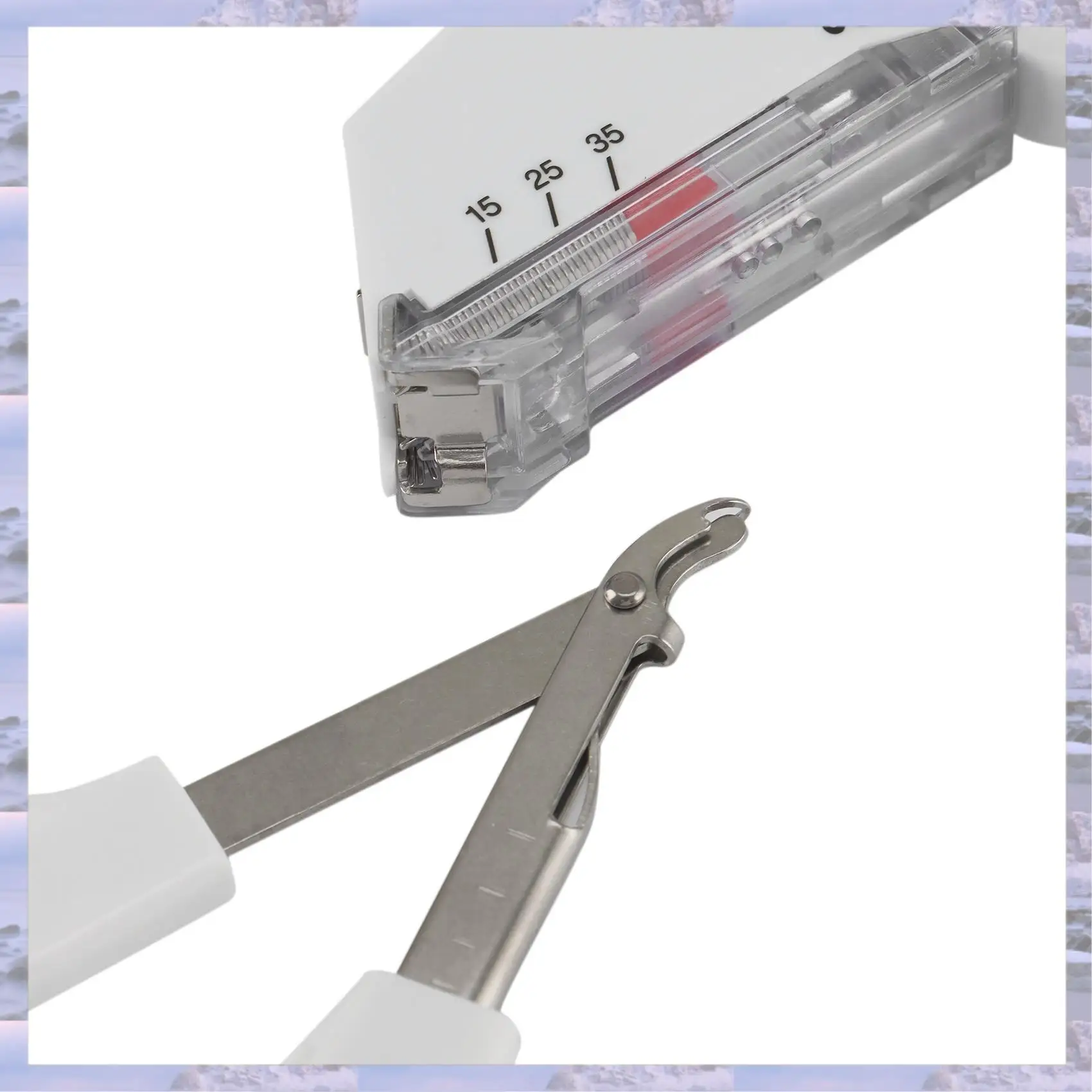 

2025-35W Disposable Skin Stapler Stainless Steel Skin Stapler With A Nail Puller