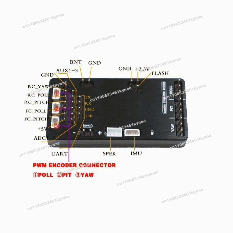 Для контроллера Alexmos BGC32 бит стабилизатор энкодер бесщеточный двигатель