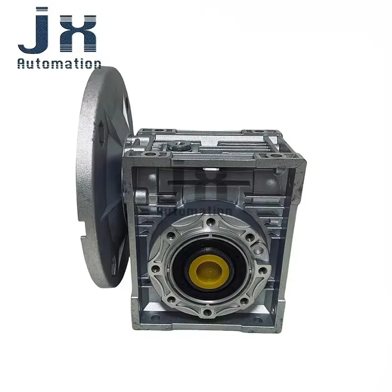 

Aluminum Shell Material Round Type Industry Worm Gear Reducer NMRV90 Output Shaft Hole 35-Key 10 Speed Ratio 1:7.5