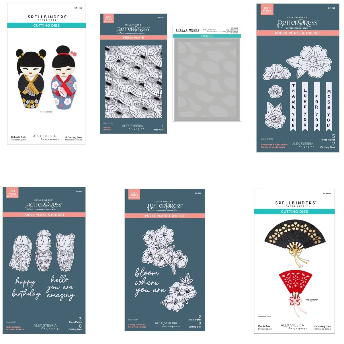 Kokeshi bonecas e flores placa de imprensa e corte morrer estêncil setfor diy fazer cartão scrapbook em relevo álbum de papel artesanato suprimentos