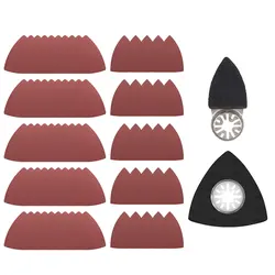 77Pcs Sandpaper Sanding Discs Hook Loop Sanding Paper Buffing Sheet 60/80/120/180/240 Grits Sandpaper Pads Oscillating Tools