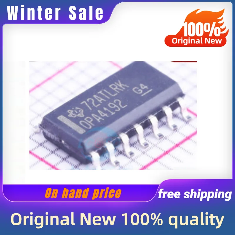 5PCS (IC) New original OPA4192IDR OPA4192ID OPA4192 14-SOIC quality goods