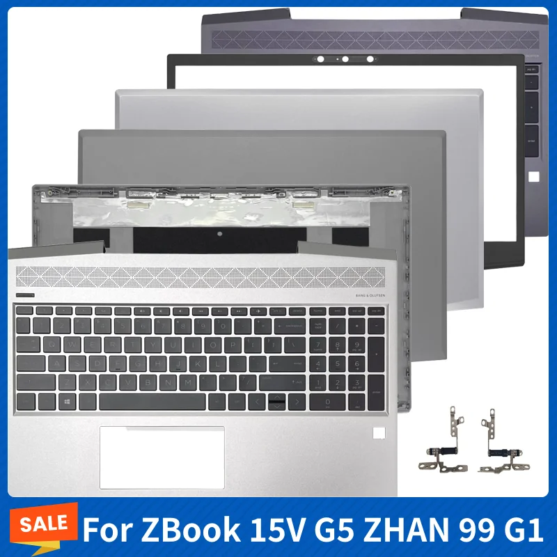 

For ZBook 15V G5 TPN-C134 ZHAN 99 G1 Rear Lid Back Cover With Backlight US/JP Keyboard Palmrest Hinge Computer Accessorie Parts