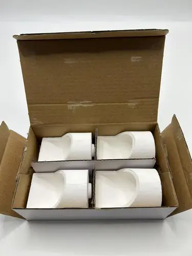 Crisol de fusión de cerámica para laboratorio Dental, 4 Uds., para máquina de fundición centrífuga, crisol de fusión de platino, crisol de cuarzo, laboratorio Dental