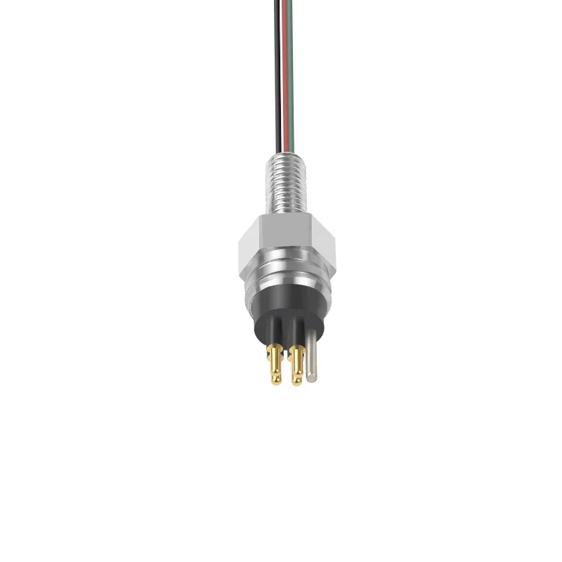 SMCBH4M pluggable connectors Deepwater Buton underwater Cable Connect Bulkhead Connector for Subsea Camera Ocean seismic systems