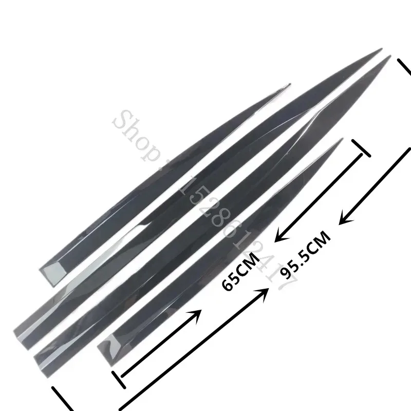 Detector de estilo de coche para Peugeot 3008 3008 GT, cubierta de carrocería de puerta lateral cromada de acero inoxidable, molduras de tiras, 2016 -2021