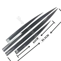 for Peugeot 3008 3008 GT Car styling detector Stainless Steel chrome Side Door Body Cover trim sticks Strips Molding 2016~2019