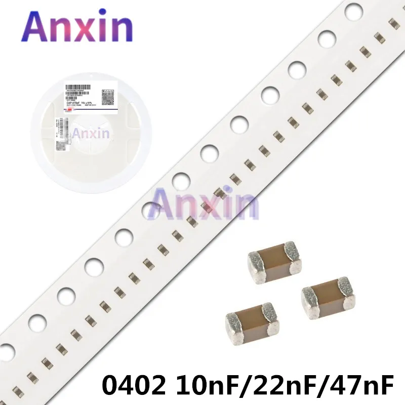 

10Kpcs 10nF 22nF 47nF 0402 50V X7R 103K 223K 473K 10% 0.01uF 0.022uF 0.047uF 1005 SMD Ceramic Capacitor MLCC