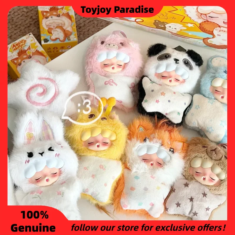 

New Authentic Yumo Angry Animals Series Blind Box Cute Vinyl Plush Toys Bag Charm Pendants Mystery Box Collectible Toy Gifts