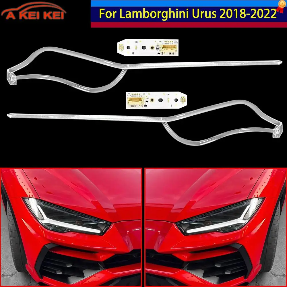 

Для Lamborghini Urus 2018-2022 автомобильные фары, направляющий чип, светодиодная трубка DRL, плата
