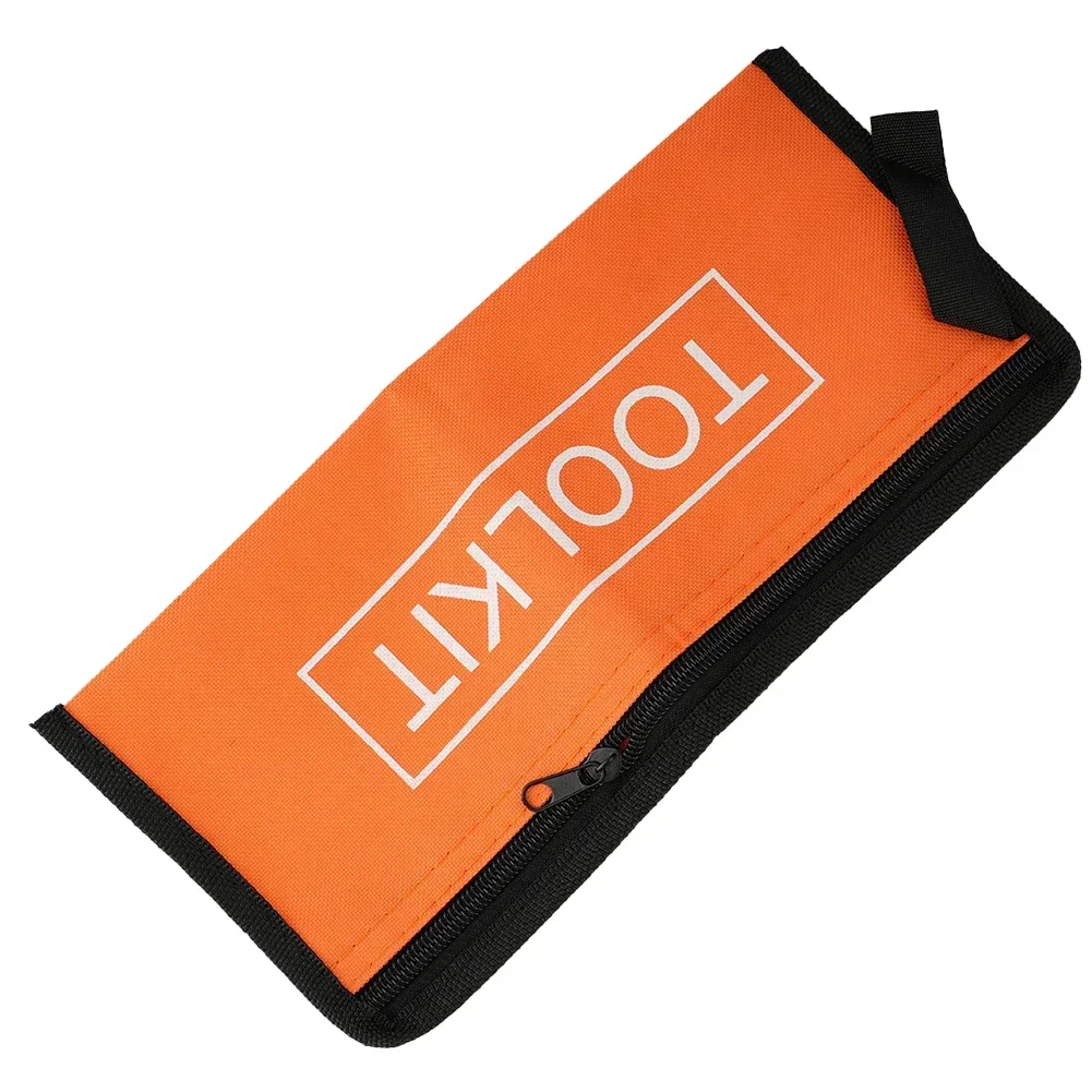 Bag Tool Pouch Bag Storing Small Tools Tools Bag 28x13cm Canvas For Organizing Orange Pouch Bags Storage Waterproof Durable