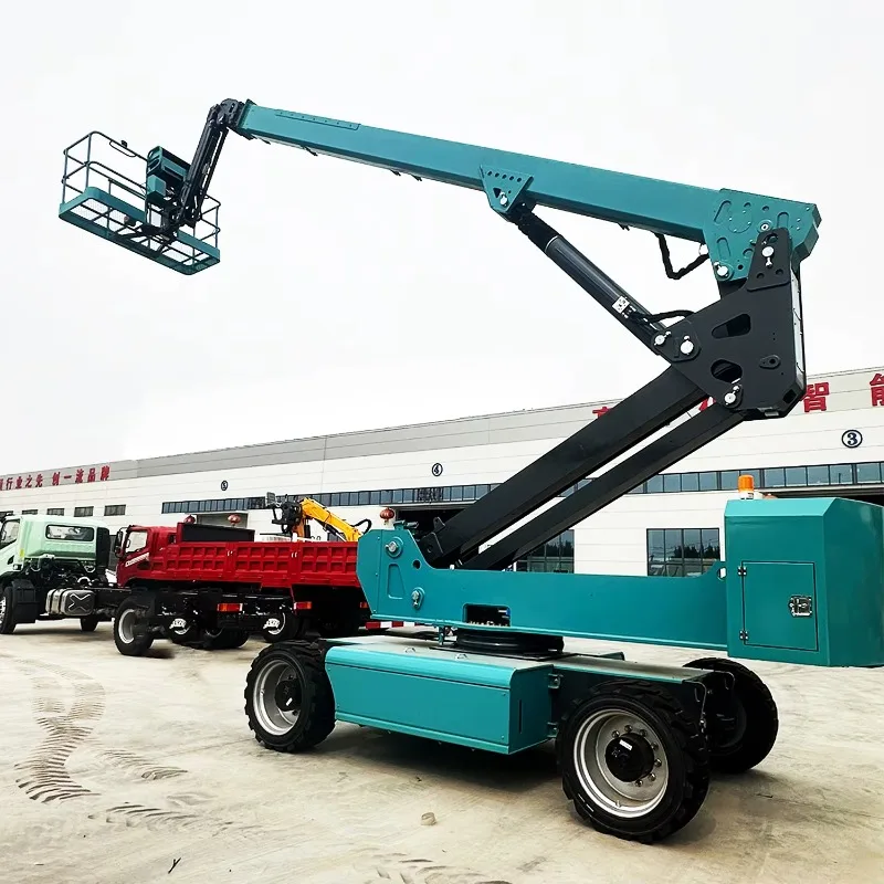 YG China Manufacturer 4-34m Height Aerial Working Platform Telescoping Lift Articulating Boom Lift