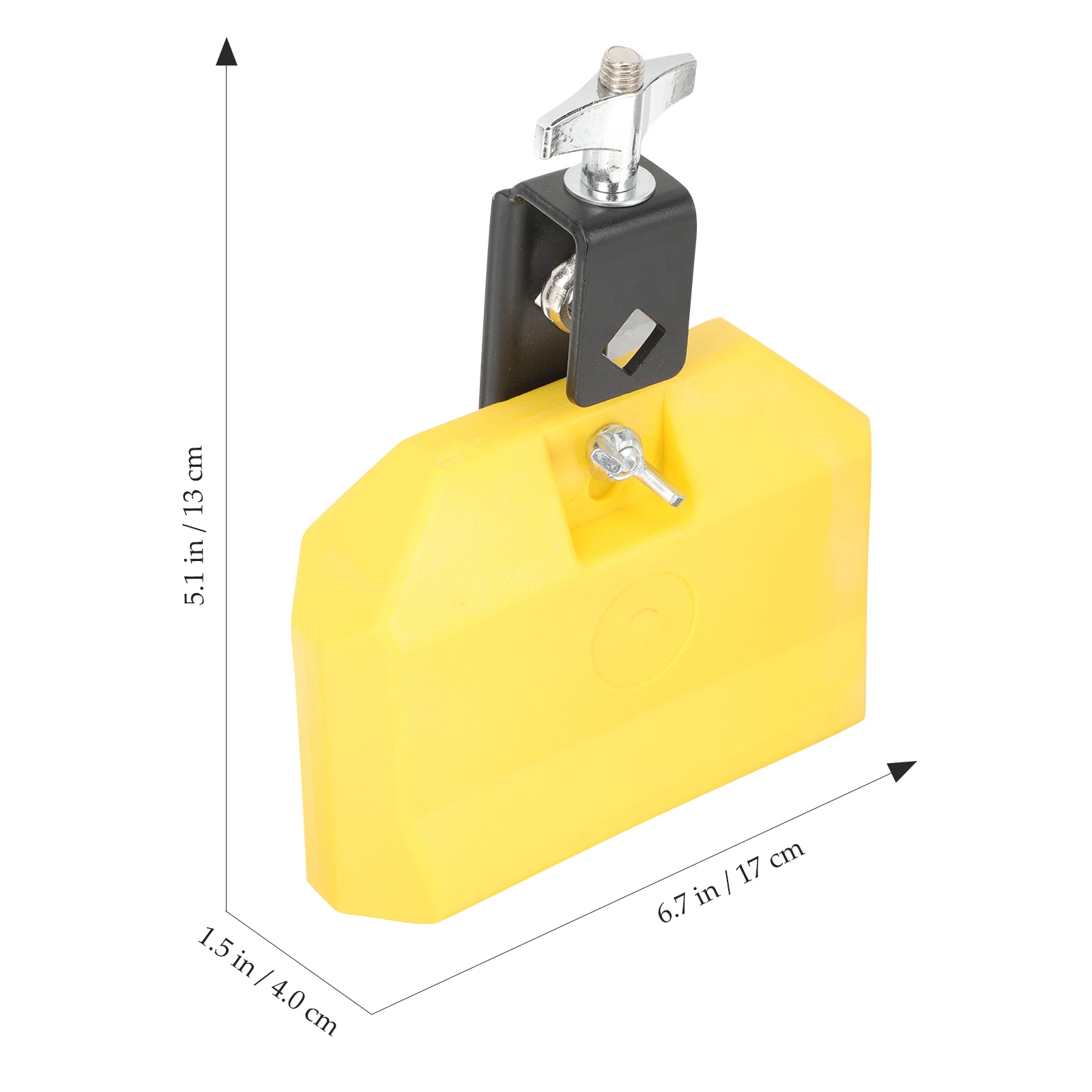 

Durable Cowbell Drum Set Supplies Percussion Instrument Accessory High-Grade Abs Metal Material Educational Musical Kids Drum