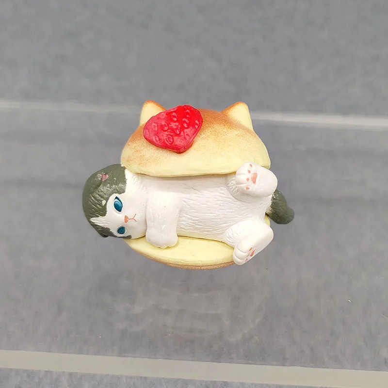 Burger Cat Blind Box Cats Action Figure Toy Model Decoration Ornaments Birthday Gifts