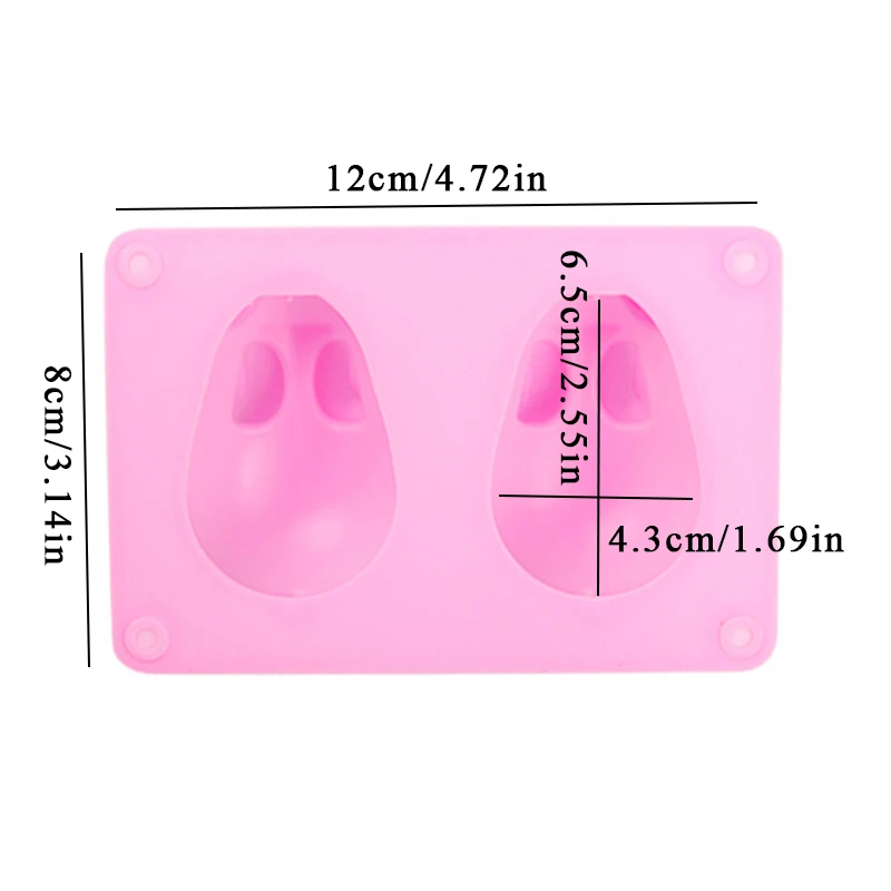 3D Easter Bunny Mold High Flexible Silicone Mousse Dessert Jelly Baking Candy Chocolate Ice Cream Mould Kitchen Bakeware Tools