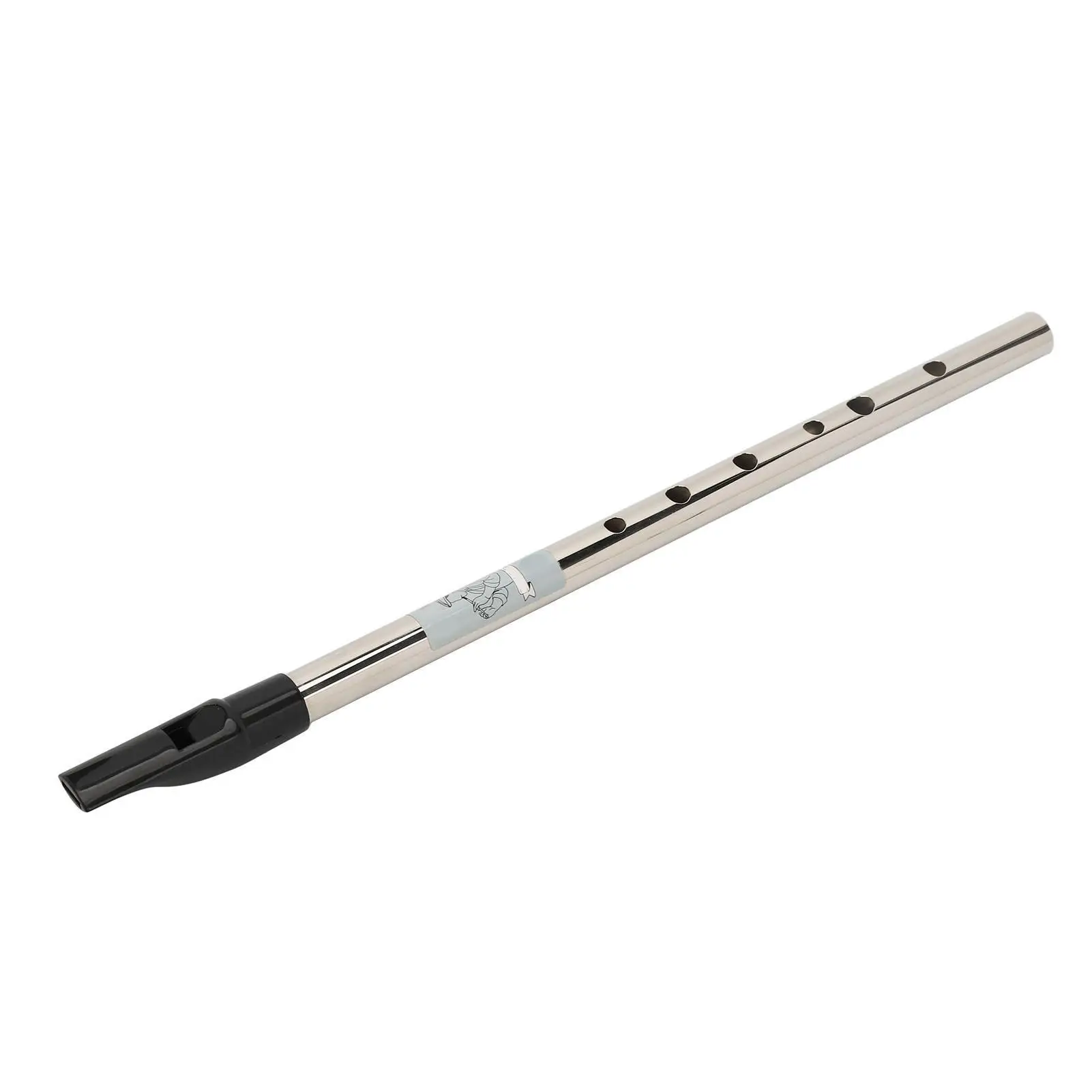 

D Key Irish Six Holes Flute Whistle Aluminum Alloy Wind Instrument Music Player