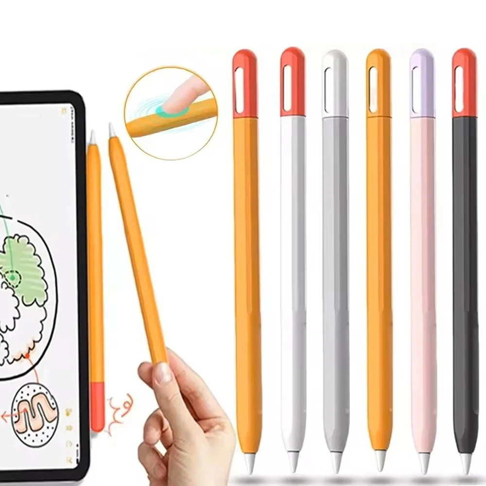 Silicone Protective Sleeve For Apple Pencil 3 Case For Apple Pencil 3rd Generation USB-C Stylus Pen Sleeve Cover Anti-Slip Grip