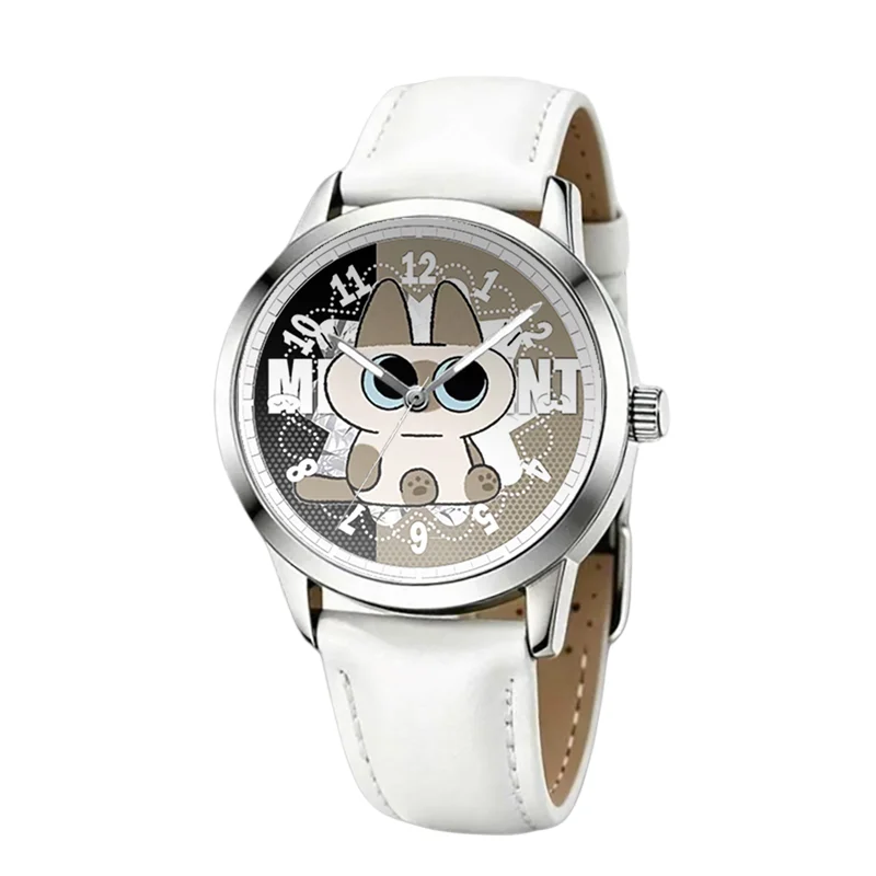 Azuki Uhr – Niedlich und im Cartoon-Stil, schlichter Design, geräuschlos, wasserdicht, neu, kreativ und gut aussehend, langlebig, Geschenk für Studenten und Paare. – Detail 3