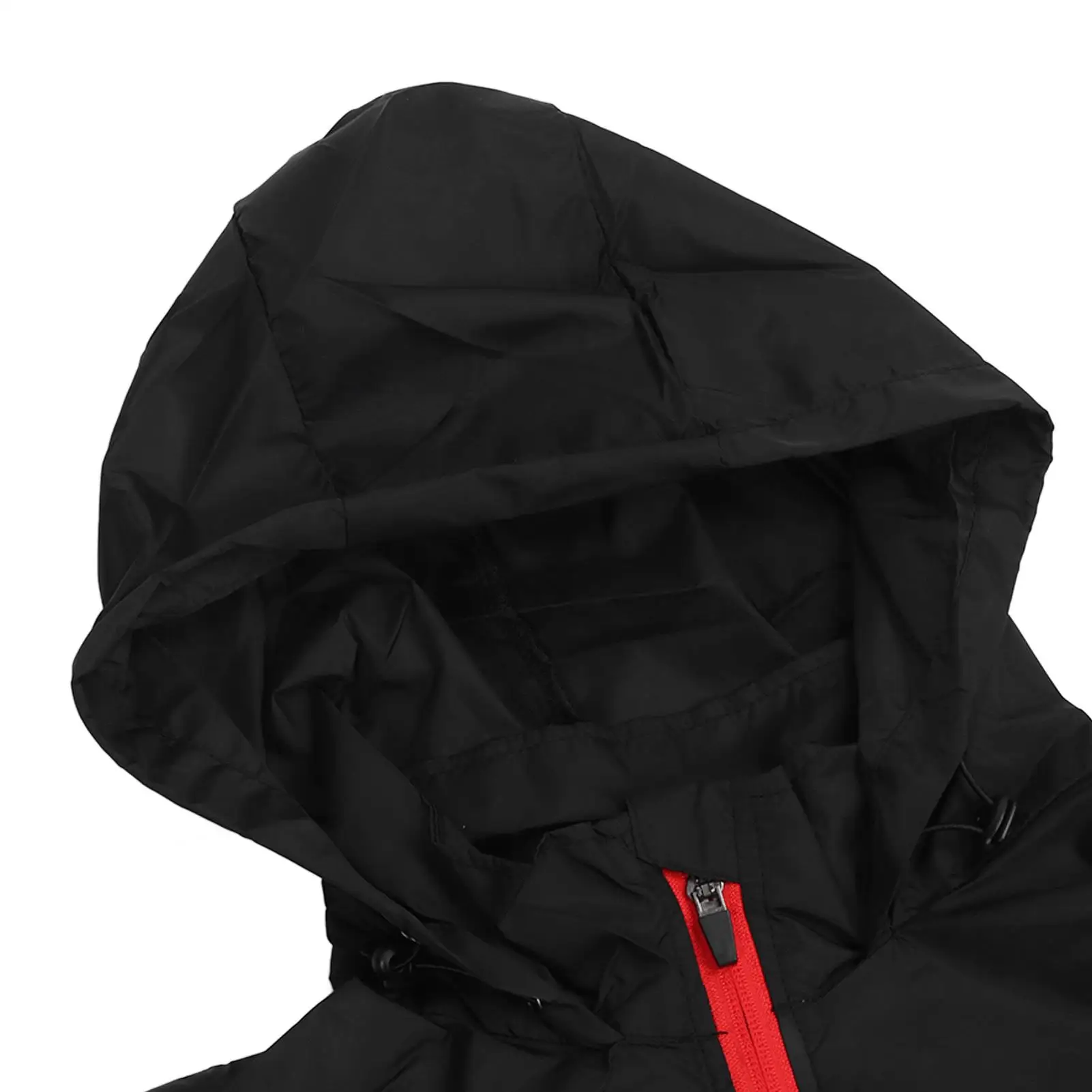 Men's Quick-Dry Cycling Jersey & Running Jacket - Breathable, Windproof, Long Sleeve, Black Hooded