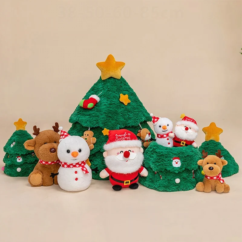 

Happy Snowman Doll 55cm Christmas Gift Xmas Tree Animal Plush Doll Plush Decoration Couple Gift Girl Doll Holiday Surprise Gift