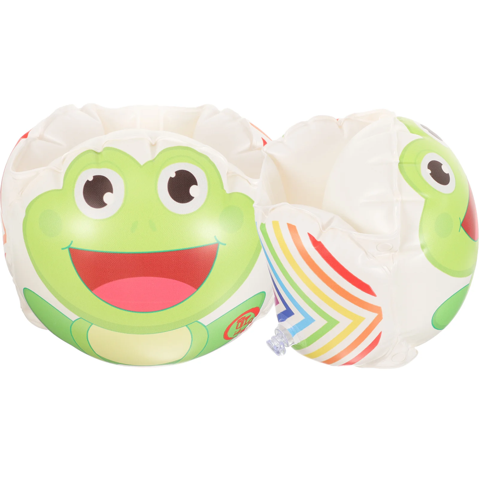 1 زوج الضفدع الذراع يطفو دائم نفخ السباحة شارة الاطفال تعويم حلقة بركة السباحة لوازم التدريب العائمة أكمام أذرع تبريد #3