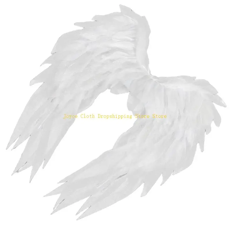 Organza anjo alças traseiras ajustáveis ​​cosplay evento gótico performances palco 10cd