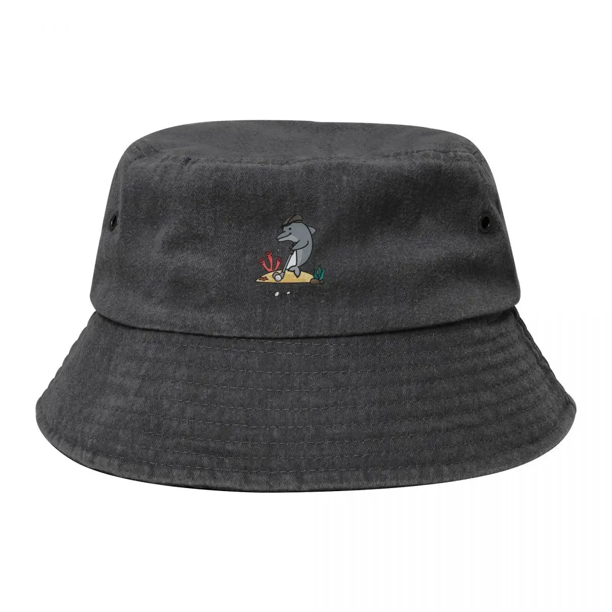 

GOLPHIN T-SHIRT FOR MENS & WOMEN Bucket Hat fishing hat Sunscreen derby hat Sun Cap Men Women's