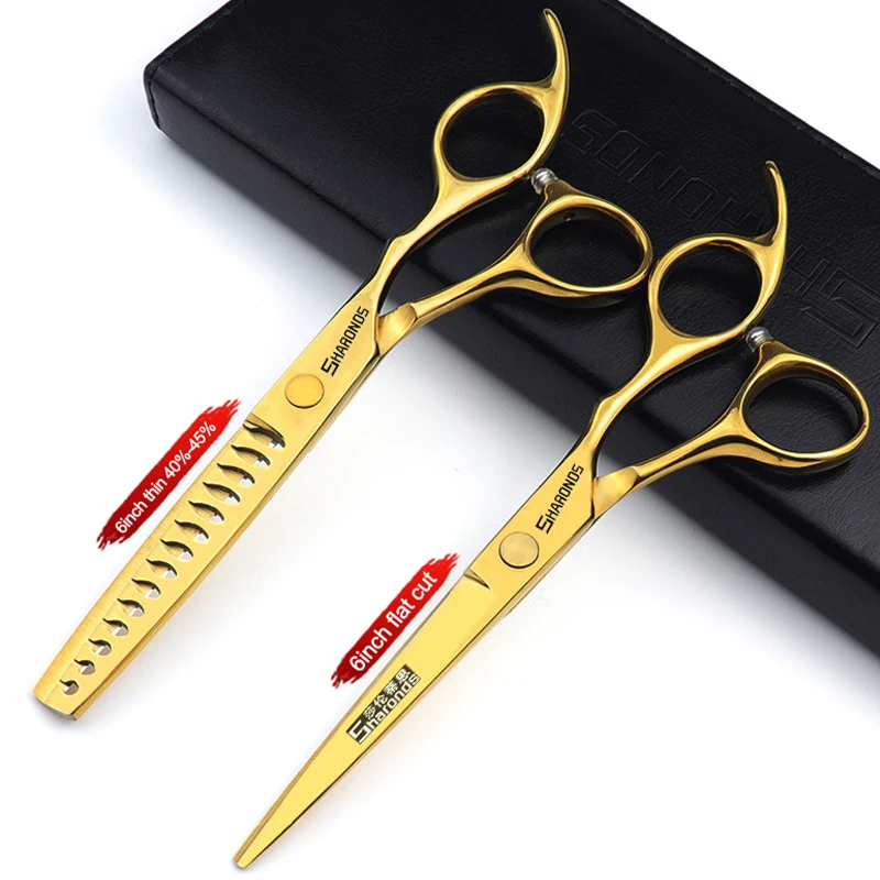 

SHARONDS Hairdressing Scissors Professional 6 Inch Barber Specialized Clippers Hairdressers Dedicated Shears Hair Cutting Tools