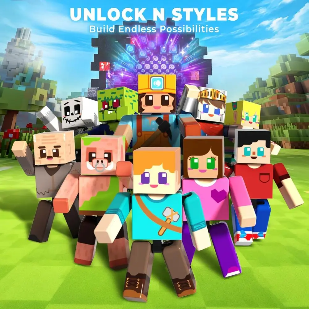 مكعبات بناء مغناطيسية STEM - مجموعة مكونة من 474 قطعة للأطفال من 4 إلى 8 سنوات، هدية مثالية للأعمار من 3 إلى 12 عامًا، مغناطيس مكعب للعب الإبداعي